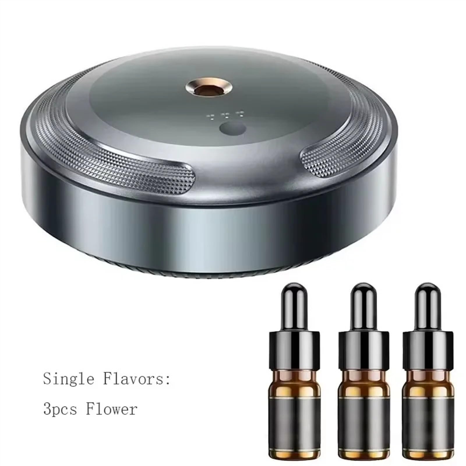 Ambientador For Coche, Difusor De Aroma Inteligente, Purificación De Aceites Esenciales, Instrumento De Aromaterapia Inteligente For Oficina Y Habitación(3pcs 10ml Floral)