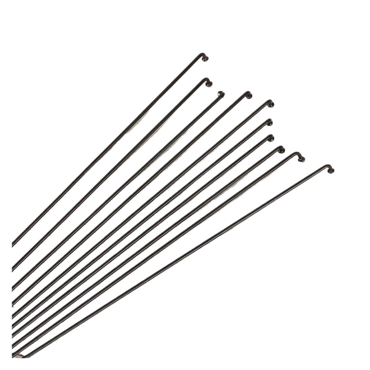 Edelstahlstrahl Mountainbike Stahlstrahl Fahrradst 10 Sets 14g Fahrrad Edelstahl Speichen mit Nippel Outdoor Mountain Road Bike Festigkeit Speichen Drähte Radfahren Reparatur Werkzeug(258MM)