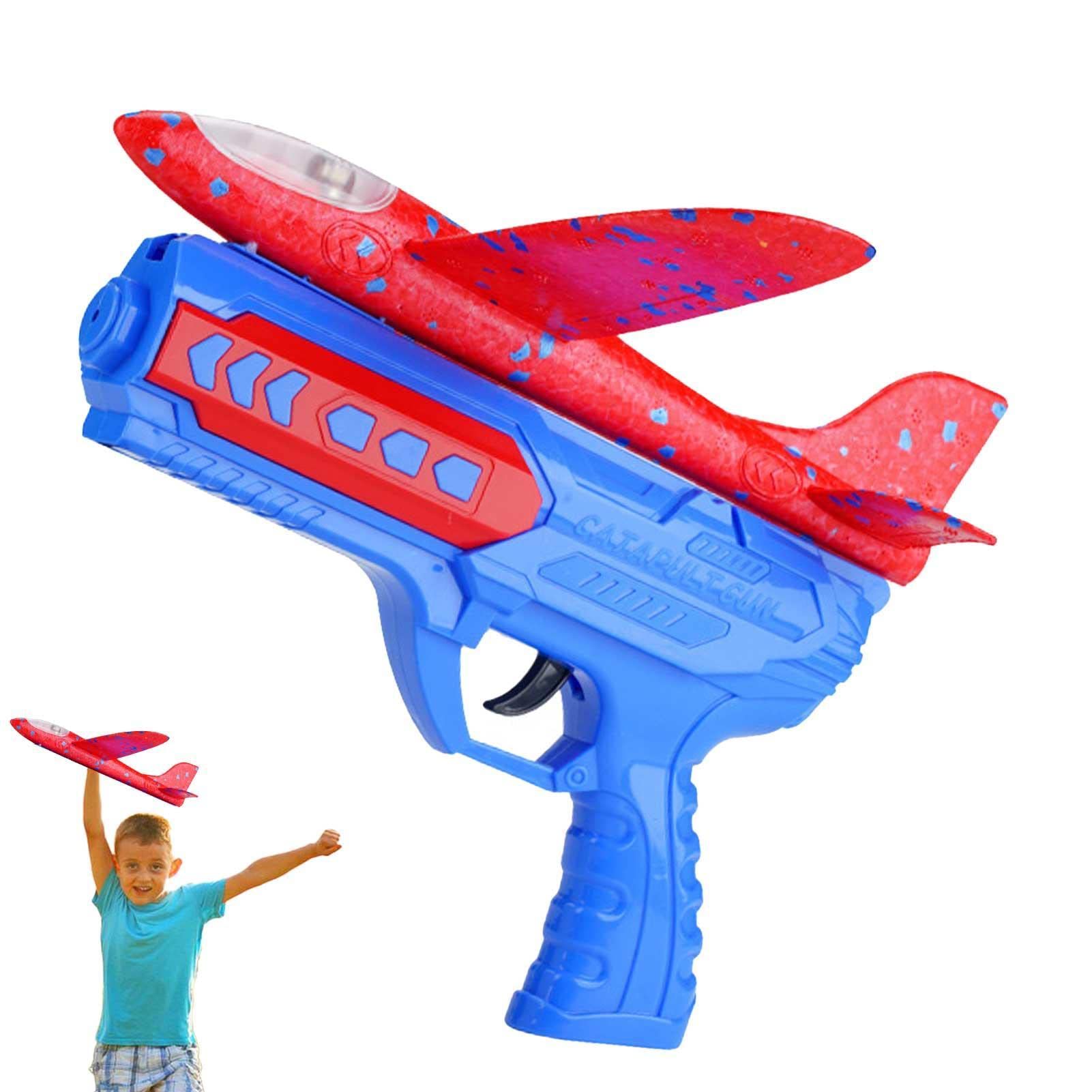 Airplane Launcher Toys | Foam Airplane Toy Glider Plane,Mode Glider Plane, Flying Toy For Kids Gifts Old Boy Outdoor Toys Favors Foam Airplane Generic