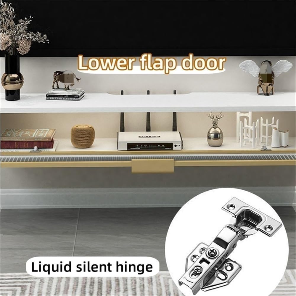 Genérico Moderno Soporte de TV de Pared - Centro de Entretenimiento Flotante con Espacio para Router WiFi - Elegante diseño Negro de 80 cm - Organizador Duradero para Sala de Estar - Solución Que aho