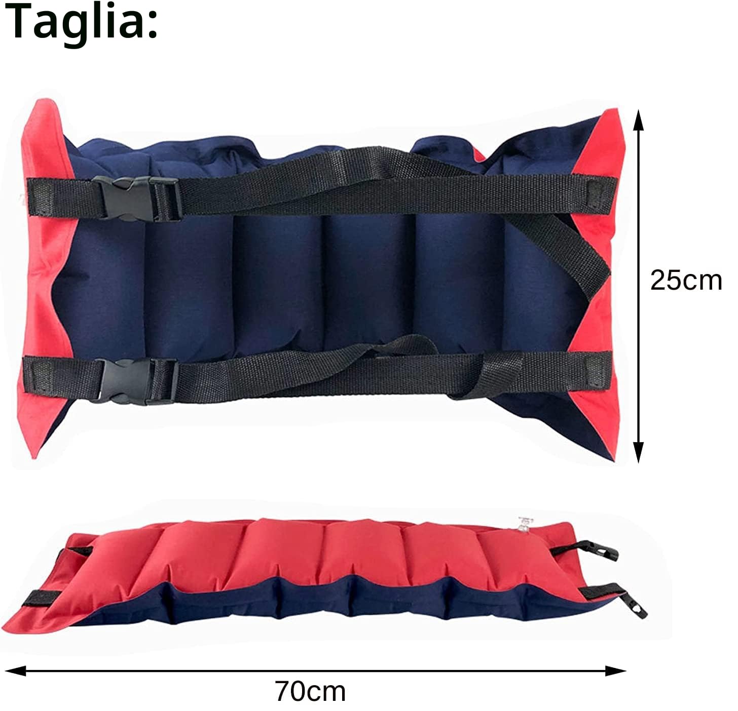 2pcs Cintura di Nuoto Gonfiabile Cintura di Nuoto Galleggiante Aiuto Nuoto Cintura Sportiva Nautica Gonfiabile Regolabile e Portatile per Adulti e Bambini