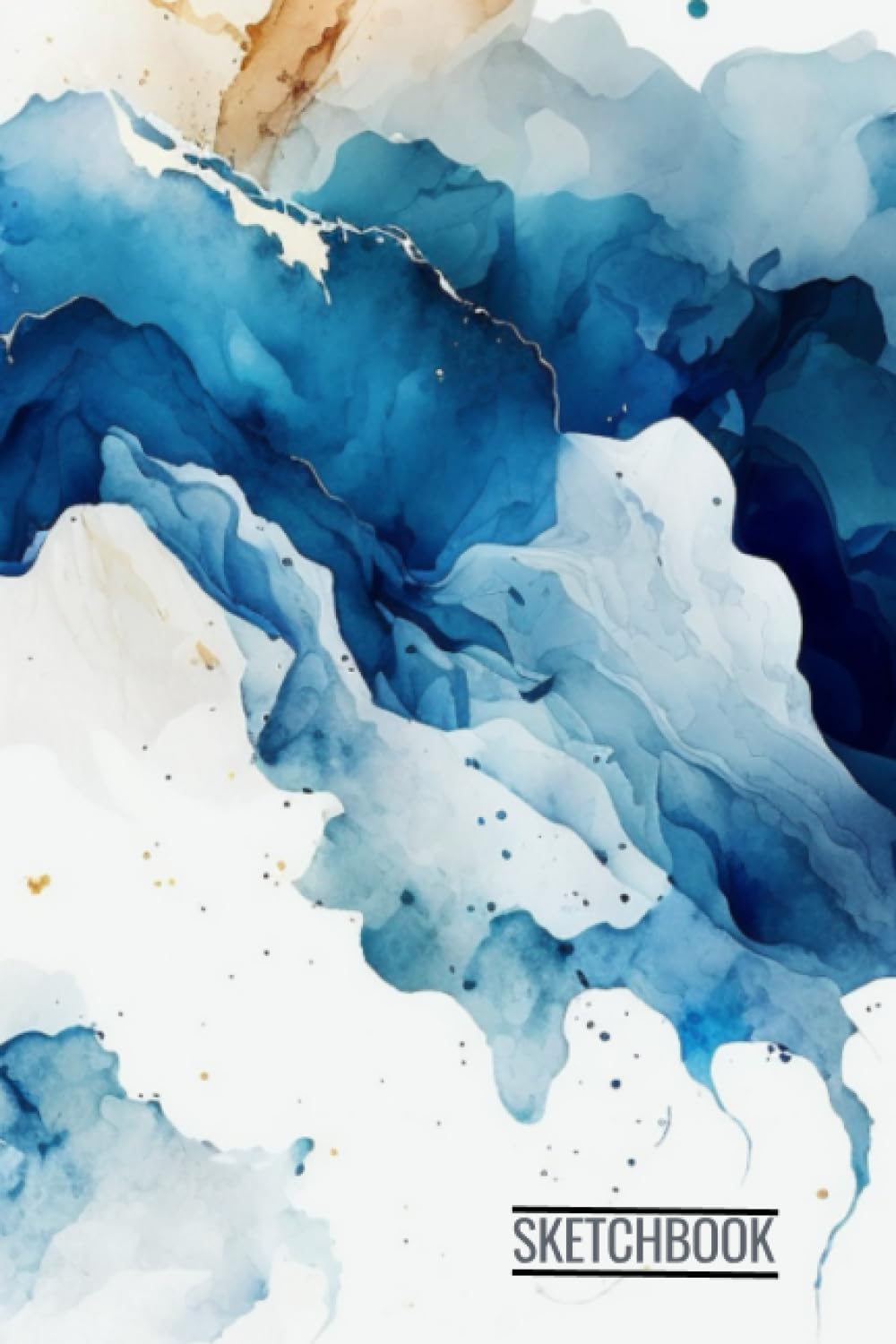 LVM Creations Co. Marble Blank Sketchbook 6x9 150 Pages