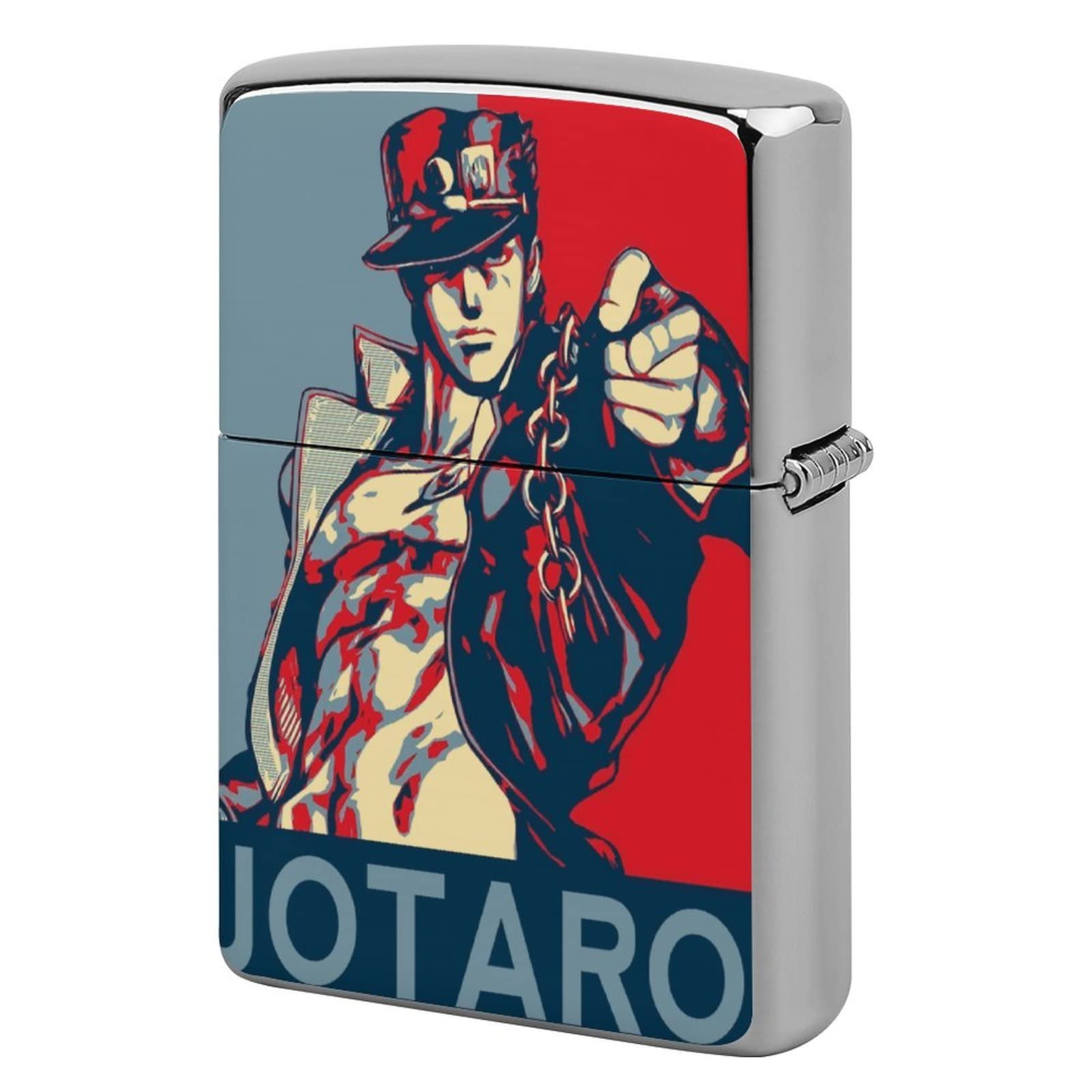 ジョジョの奇妙な冒険　オイルライター　zippo 風　JP45 ジョジョの奇妙な冒険 オイルライター ZIPPO 風 東方仗助 - メルカリ