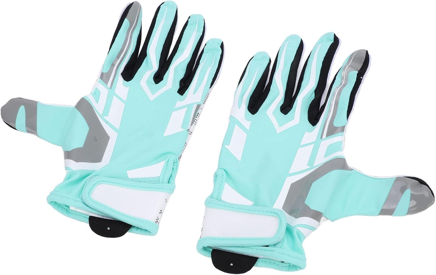 CCYLEZ Football Gloves, Moderate Thickness Soccer Gloves, Breathable Soft Silicone with Mesh Tips for Sports