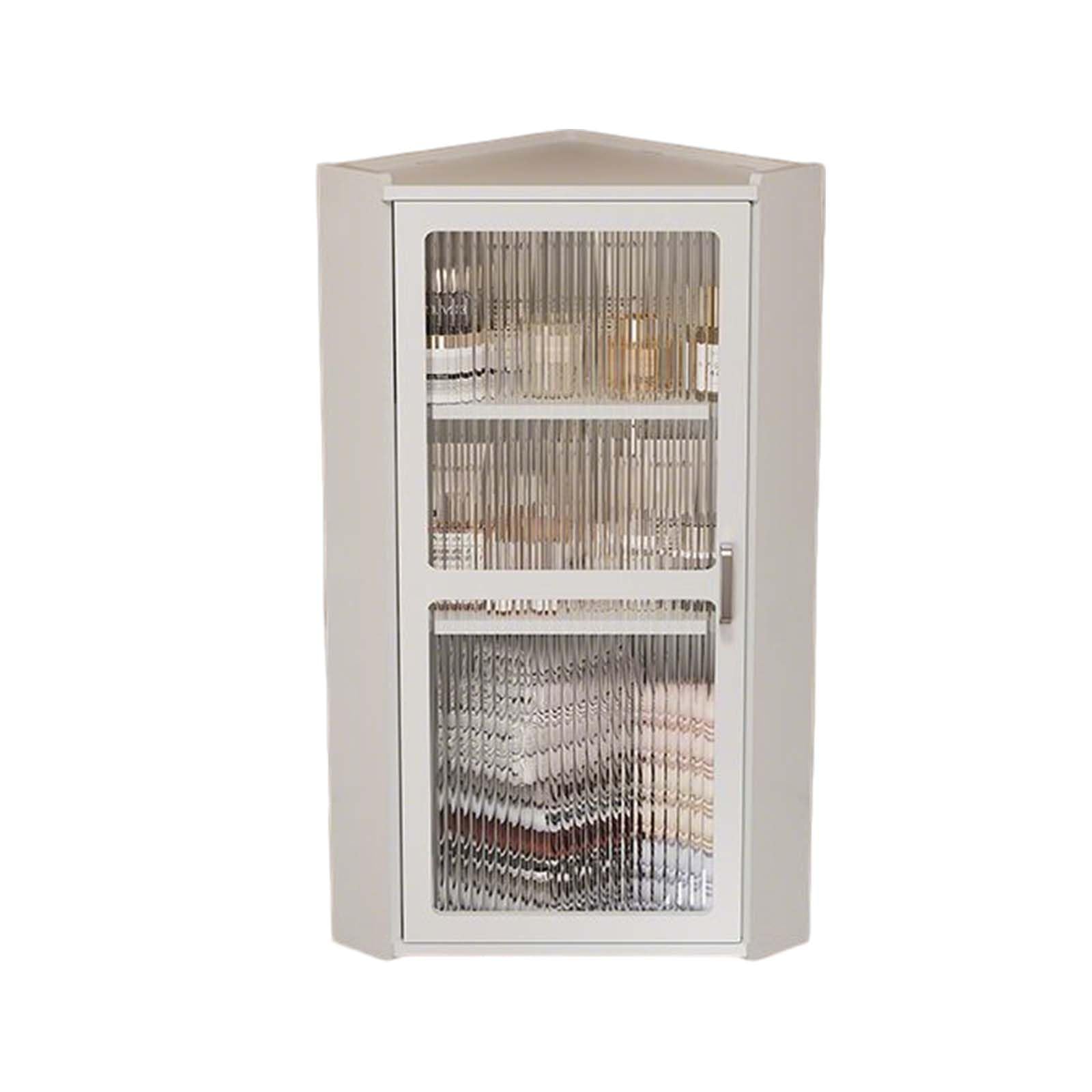 Solution de rangement pour la cuisine et maquillage en verre suspendu