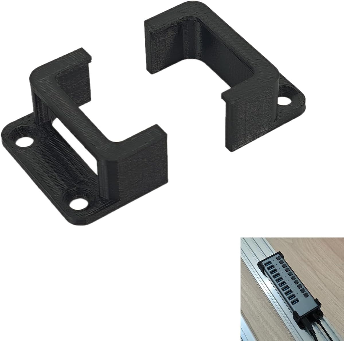 Wall or Desk Mount for Sabrent 16 Port USB Hub with Screws fit for Sim Racing 2040/2080 Cockpits, with M6 Screws kit, Sabrent HB BU10/B7C3/3A4C