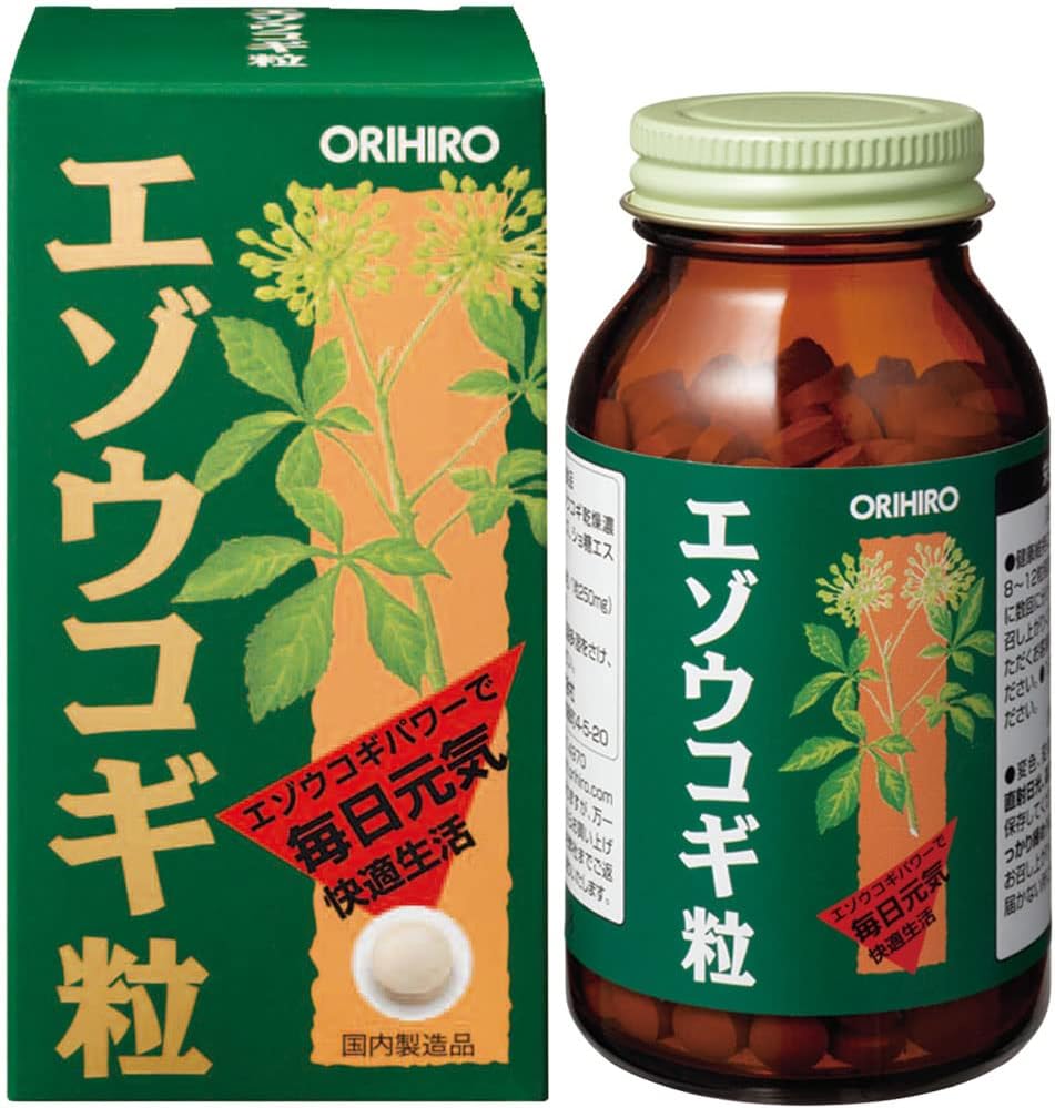 これを2回購入した（オリヒロ エゾウコギ粒 400粒）