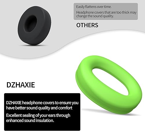 Miniatura 6 de Funda compatible con almohadillas Sony WH-CH 720N, protector de silicona para auriculares, accesorios para auriculares Sony WH-CH 720N, color verde