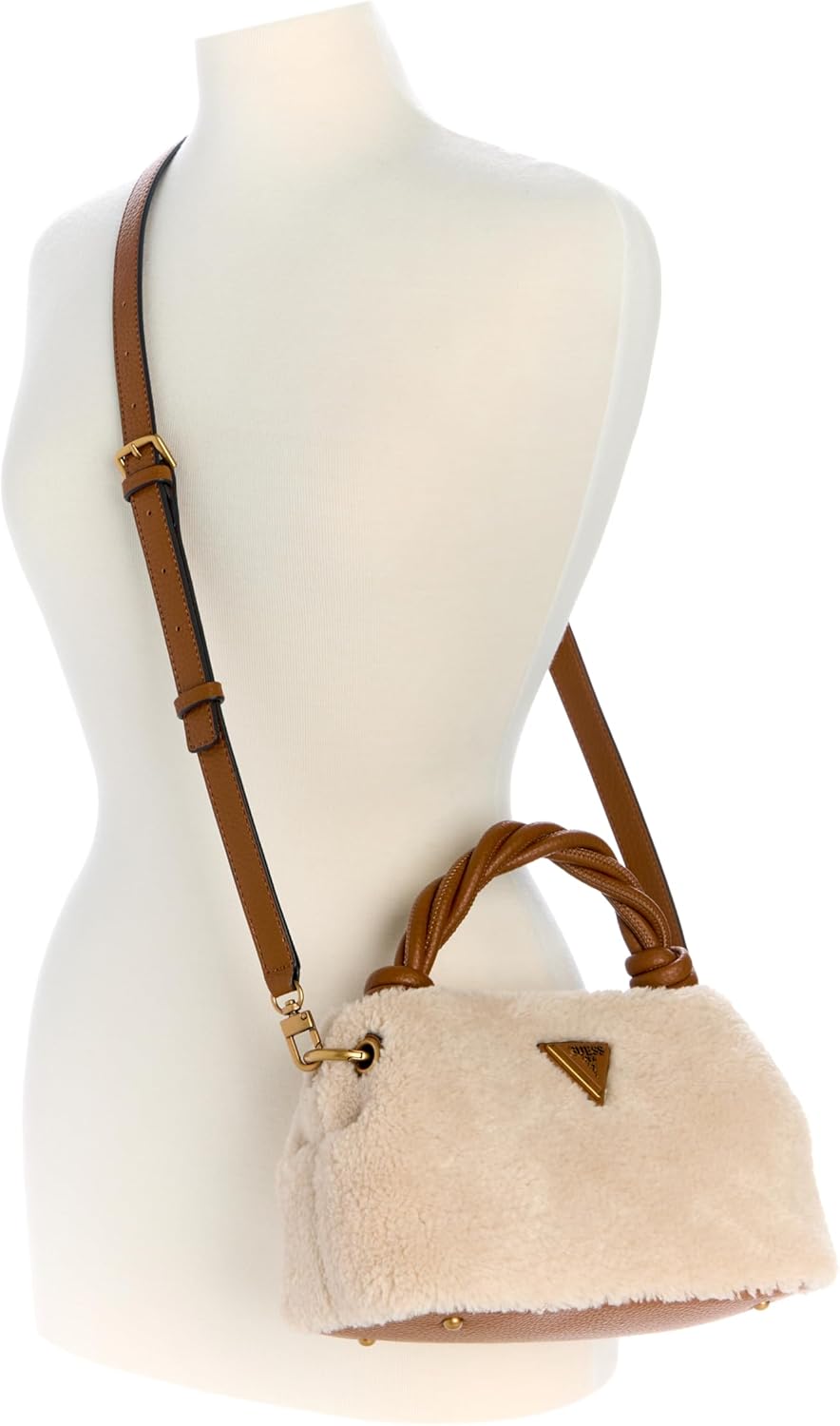 Shaida Shearling Top-Handle Crossbody - Image 6