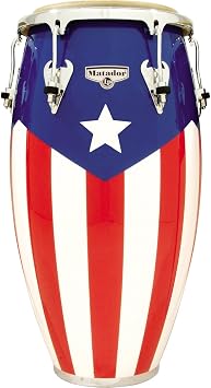 Lp Matador Puerto Rican Flag Conga 11-3/4 Inch