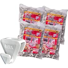 Ruby Space Triangles, 216-Pc Hanger Hooks, White