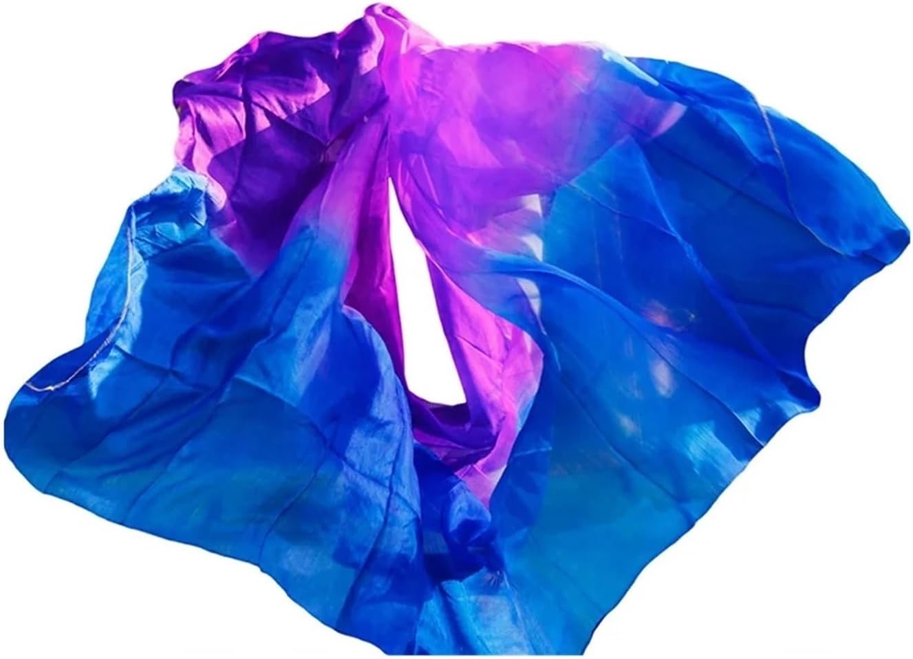 Women Silk Belly Dance Veils Shawl Scarf Practice Performance