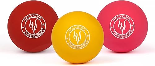 Miniatura 6 de HOLYKING High Bounce Rubber Racquetballs Bouncy Tennis Balls 3 Packs Azul Rojo Naranja,Pink Yellow Red brown,https://www.amazon.com/dp/undefined