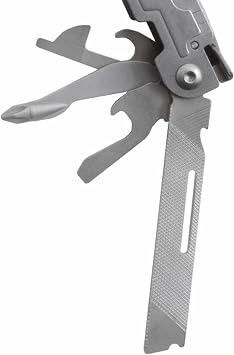 SOG PowerAccess Stainless Steel Multi-Tool Well-Rounded One-Handed Lightweight Daily Pocketable for Backcountry 18 Tools, Stone Wash