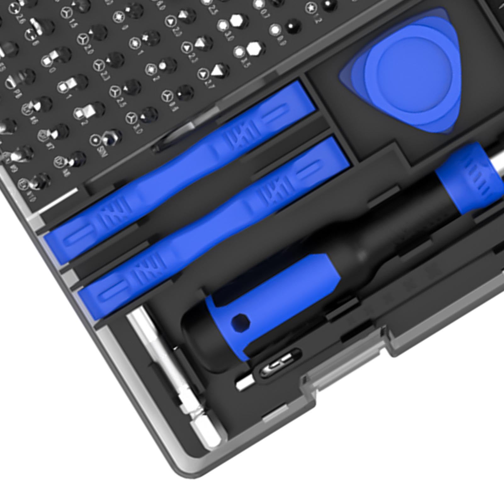 Zestaw precyzyjnych śrubokrętów elektryka Ergonomiczne Narzędzie 160 W 1 Z | Wielofunkcyjny zestaw śrubokrętów do domu, warsztatu przemysłowego, telefonów, laptopów,