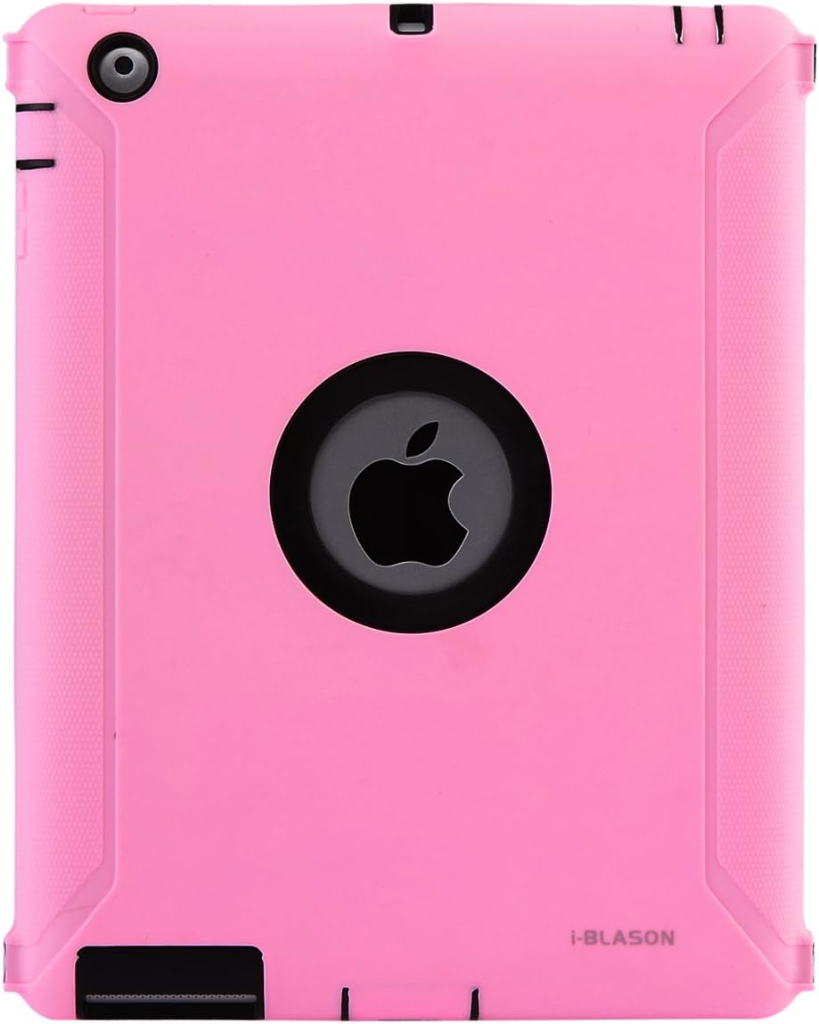 i-Blason ArmorBox Series 2 Layer Protection Case for Apple iPad 2/3/4 (iPad3ArmorBoxCase-Pink)