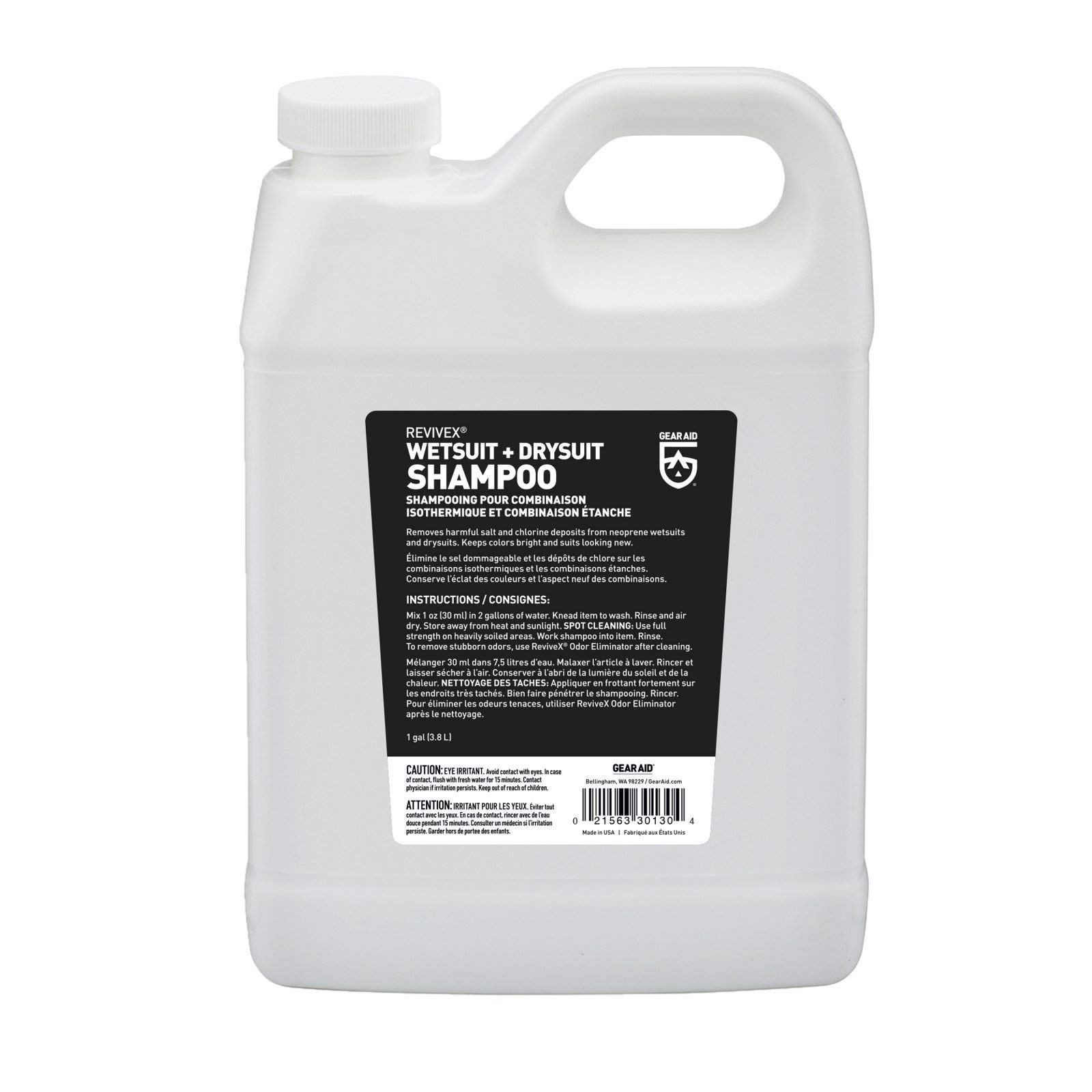 Gear Aid Revivex Wetsuit and Drysuit Shampoo Conditioner for Neoprene 1 Gallon