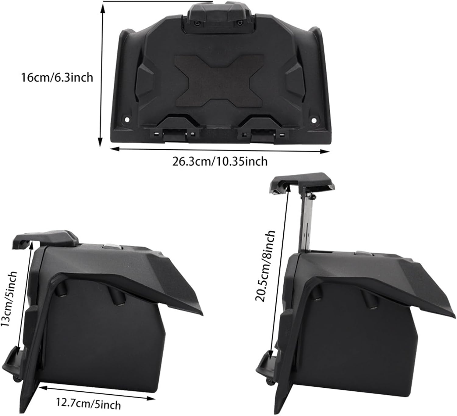 Tablet Holder Phone Holder for XP 1000 Trail S 900 Sport Electronic Device Mount with Storage Box Black Storage Box Phone Mount