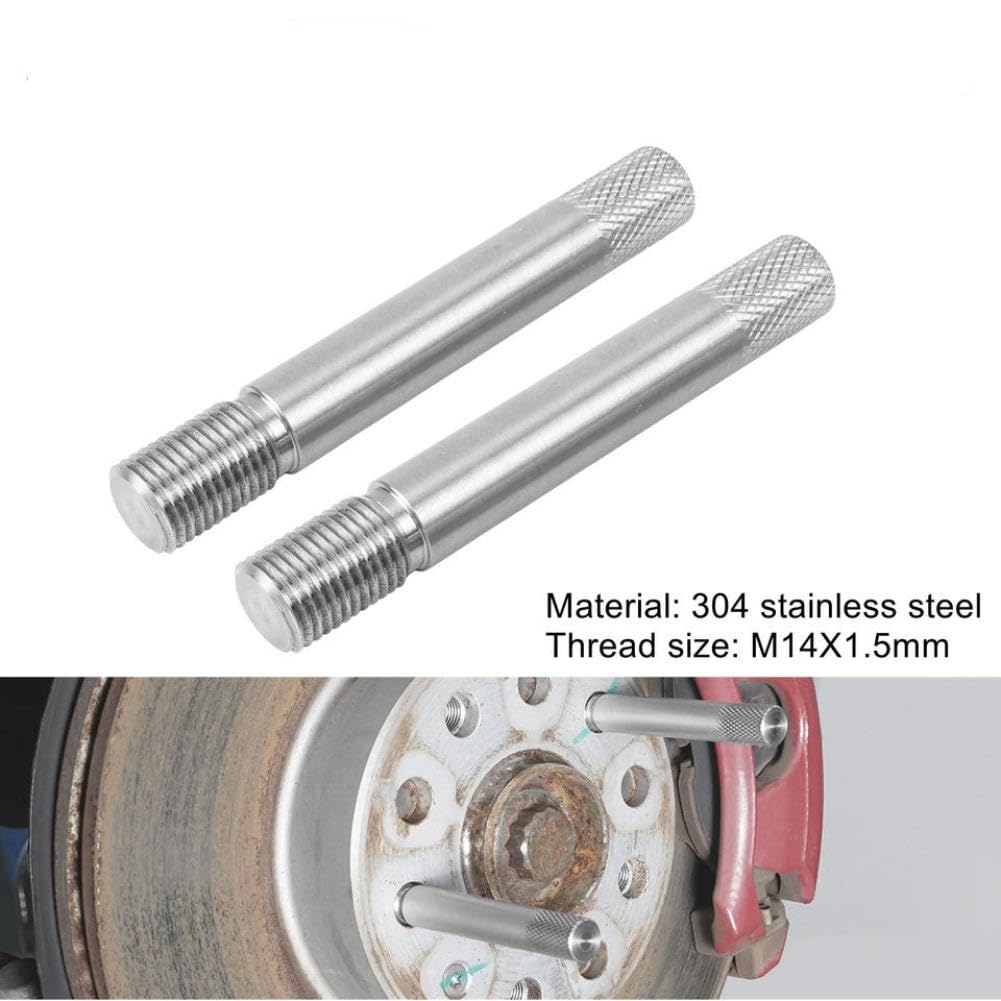 Set di Perno per Allineamento Ruote M14x1.5 Compatibile con Auto per Riparazione Pneumatici