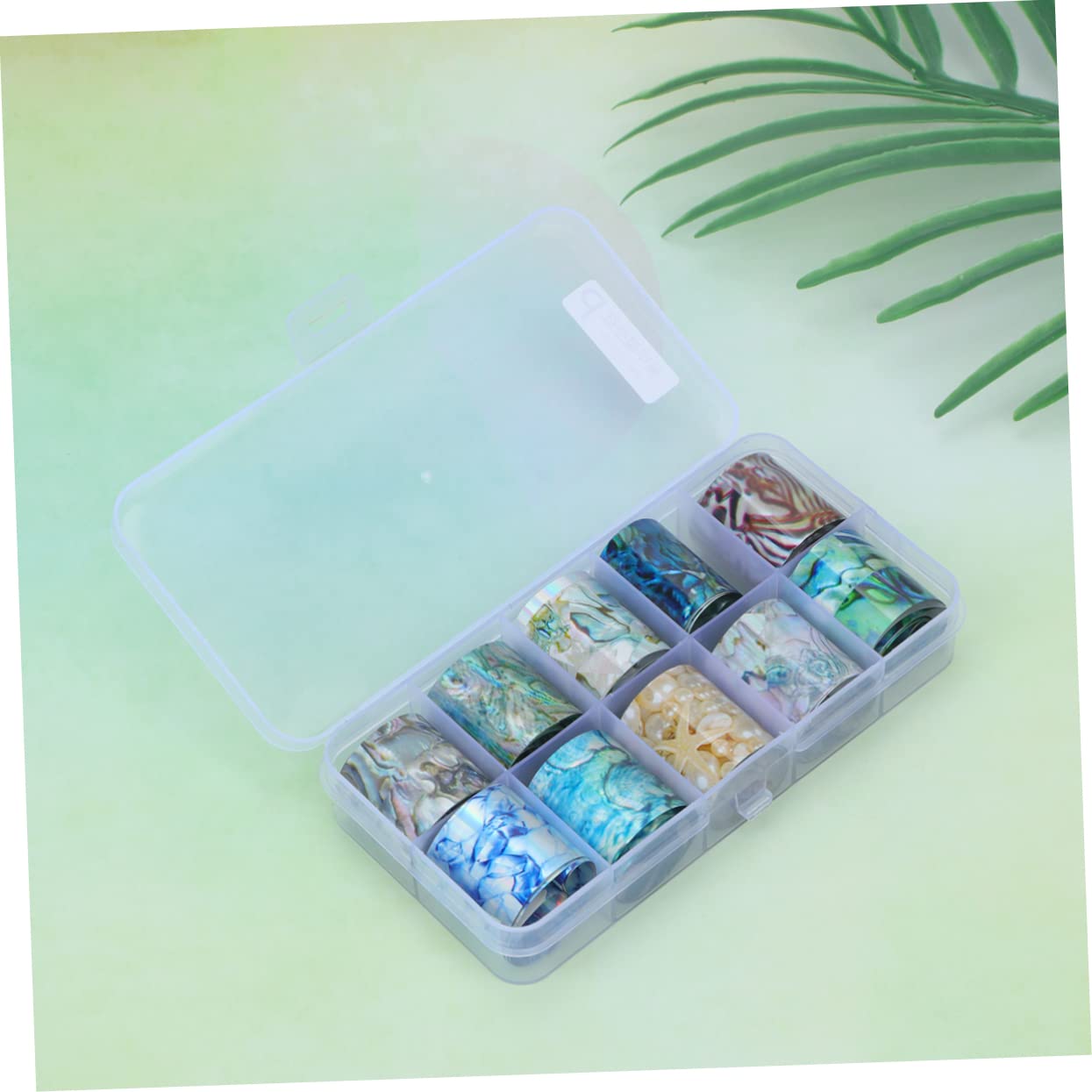 Beaupretty 100rollos Pegatinas De Transferencia De Foil Para Uñas Decoraciones De Manicura De De Uñas Para Mujeres Set