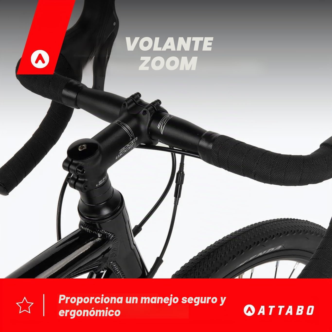 ATTABO Bicicleta Gravel Grado 2.0 con Cuadro de Aluminio 54 cm Manillar Ergonómico Frenos de Disco Mecánicos TEKTRO Azul Bici con Ruedas de 28" con Accesorios Sillín Ajustable 10 Velocidades