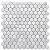 Carrara White Italian Carrera Marble Hexagon Mosaic Tile 1 inch Honed