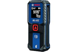 Bosch GLM165-22 Blaze Laser Distance Measure: Precise Pro-Grade Laser Measuring Tool with 165-Foot Range