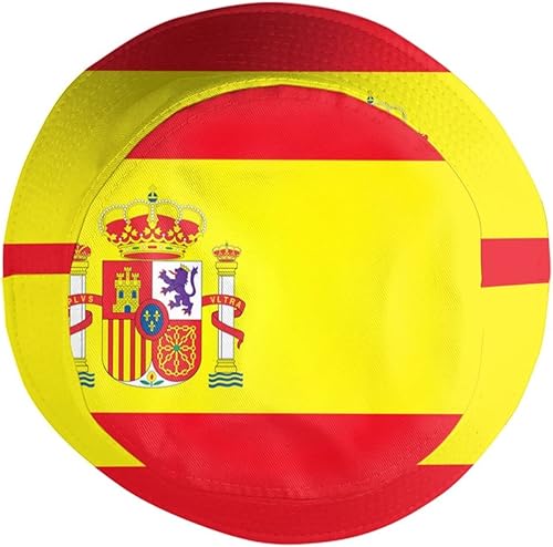 Vista 202 de KiuLoam Sombreros de pescador unisex con bandera, sombreros de pescador plegables para exteriores, verano, viajes, senderismo, playa, gorras