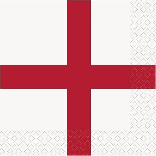 Miniatura 7 de Trimming Shop Servilletas de papel de San Jorge, 25 piezas, suministros de fiesta de San Jorge, servilletas desechables para fútbol, deportes, Copa