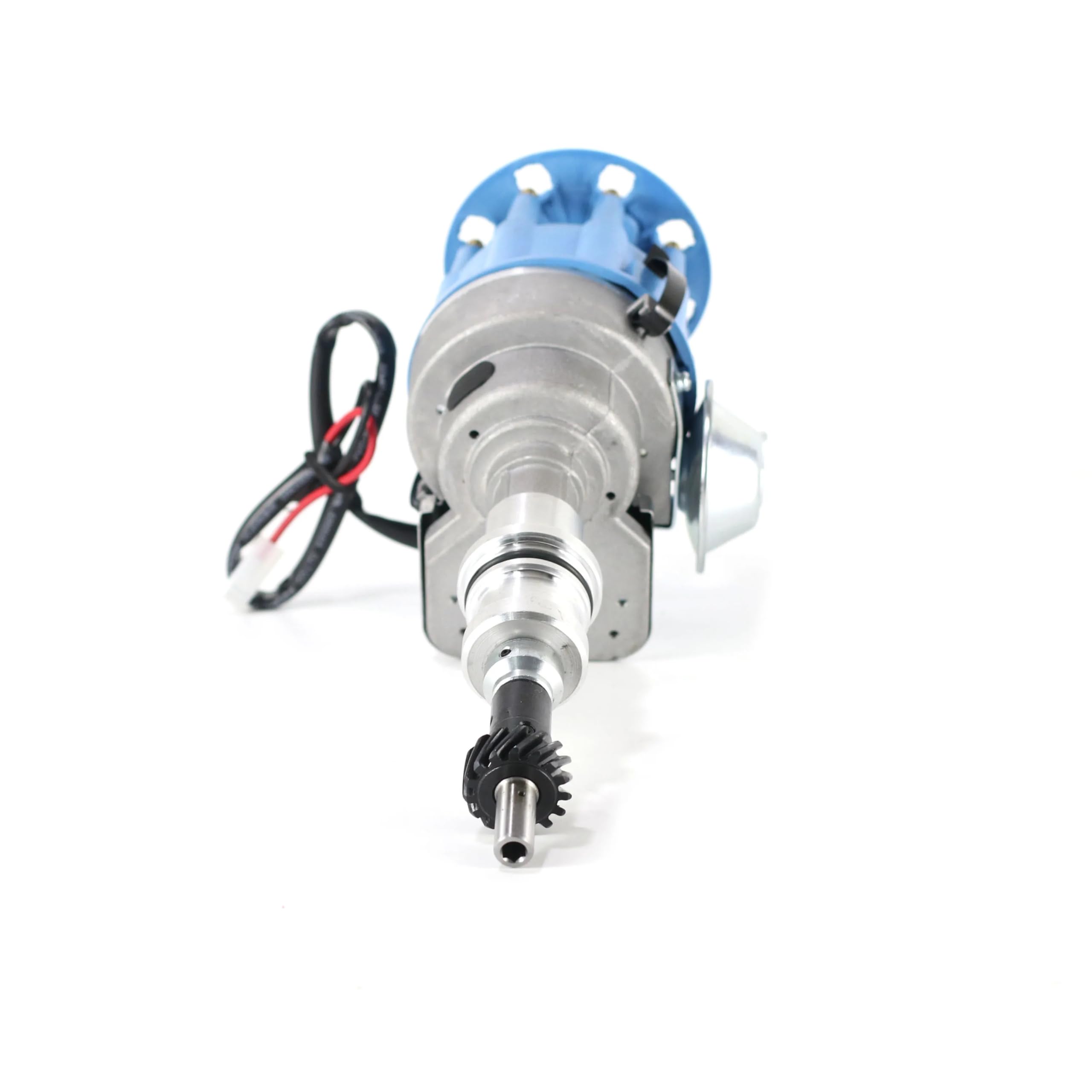Distribuidor de encendido color azul. Compatible con Ford V8 bloque pequeño tapa pequeña (221-260-289-302) Tapa de distribuidor eléctrico