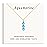 SmileBelle Aquamarine Necklace for Women, Blue Crystal Necklace as Inspirational Gifts, March Birthstone Jewelry for Girls Moonstone Aquamarine Jewelry Gifts for Women as Christmas Stocking Stuffers