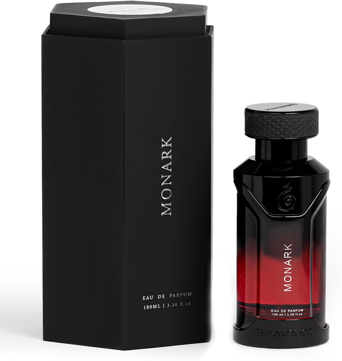 EMBAROUGE Monark Eau de Parfum | 100ml | Perfumes para Hombres | Fragancia masculina con notas amaderadas, especiadas y golosas, Eau de Parfum de larga duración para uso diario y de noche.