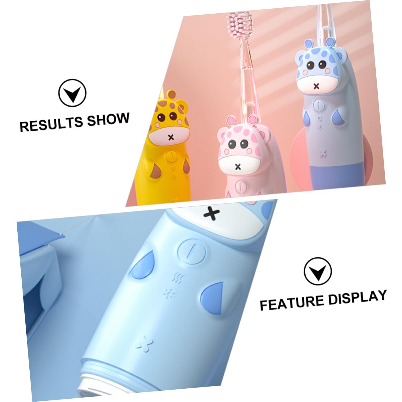 Cepillo de Dientes Sónico 1 Set para Niños Frecuencia Ajustable, Material Pc Adecuado para Cuidado Dental Infantil y Uso Diario