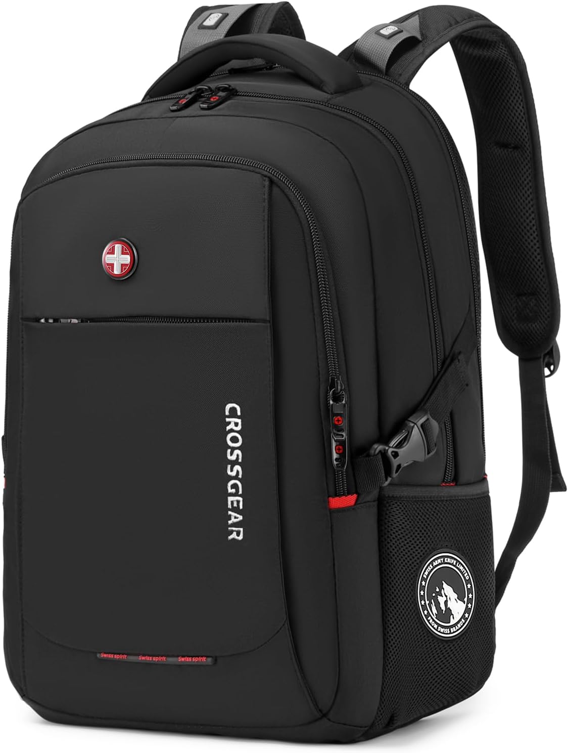Travel Laptop Backpack Commuter Backpack Classic Backpack Water Resistant with USB Charging Hole Computer Bag Daypack for Men Women Work Daily Life,Black Travel Laptop Backpack Commuter Backpack Classic Backpack Water Resistant with USB Charging Hole Computer Bag Daypack for Men Women Work Daily Life,Black