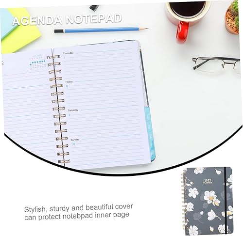 Miniatura 6 de Tofficu 4 Pcs 2022 2022 Agenda 2022-2023 2022 Weekly Planner New Year Planner The Office Notebook Daily Schedule Spiral Notebook Practical Students