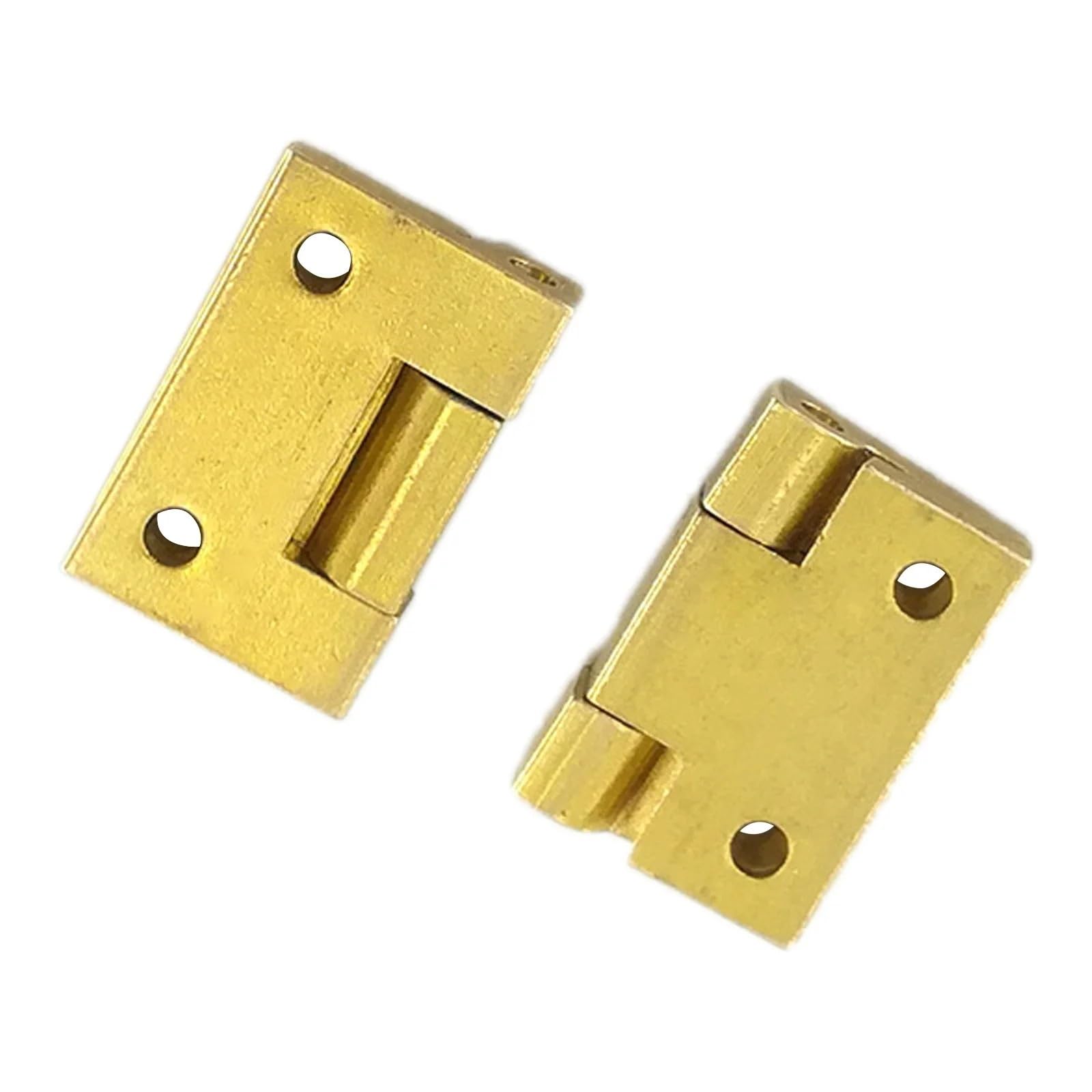Zptygrs One Color 10Pcs Brass Hinges 19 * 12.5Mm 4-Holes Butt Hinge 90 Degree Jewelry Box Wooden Wine Case Chest