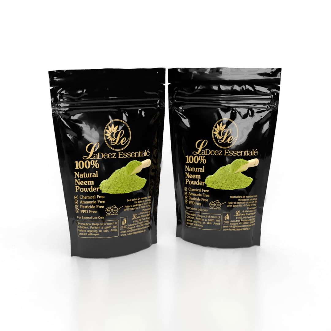 Natural Neem Leaf Powder for Hair and Skin Care 200gm