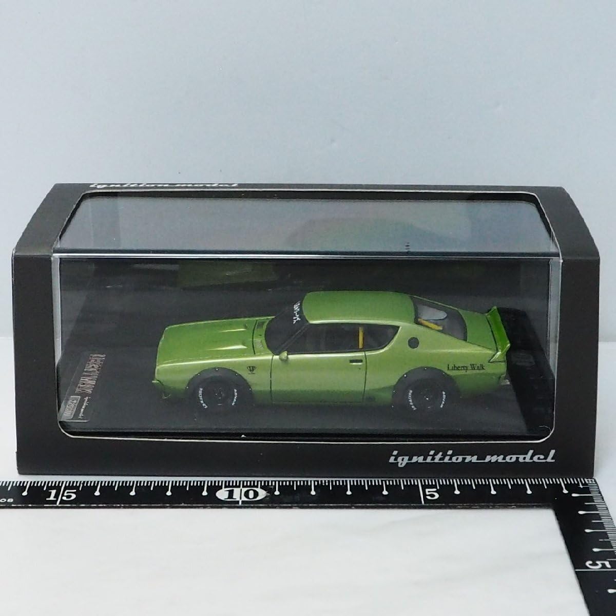 イグニッションモデル LBWK ケンメリ スカイライン ‼️ イグニッションモデル 1/18 LB-WORKS ケンメリ 2Dr ライトブルー