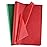MIAHART 60 Sheets Christmas Tissue Paper Bulk 50x35cm Red and Green Christmas Wrapping Paper for DIY and Craft Gift Bags Packaging Decorations
