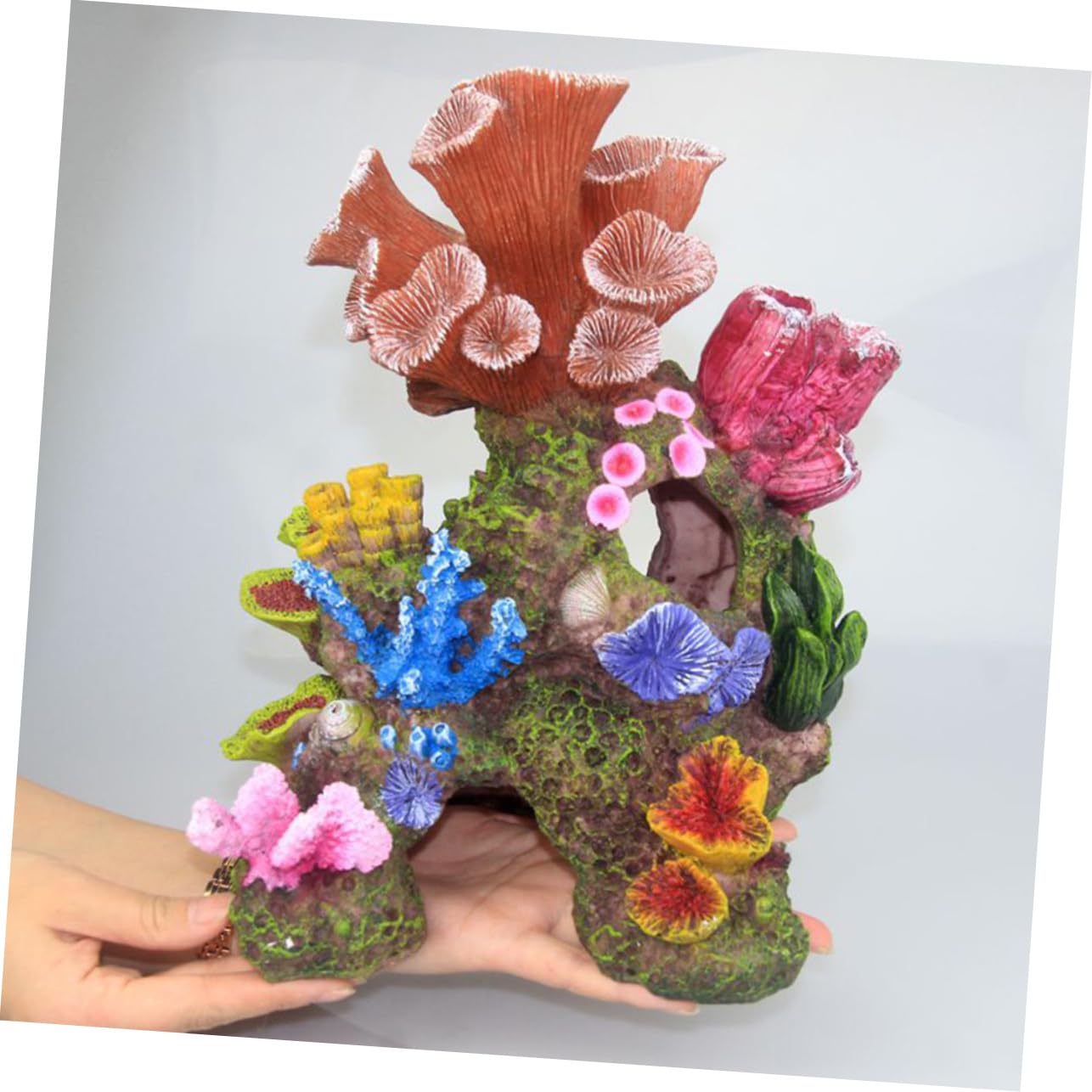 BESPORTBLE Adorno Paisajístico Acuario Rocalla Artificial Decoración Acuario Decorativa Adorno Pecera