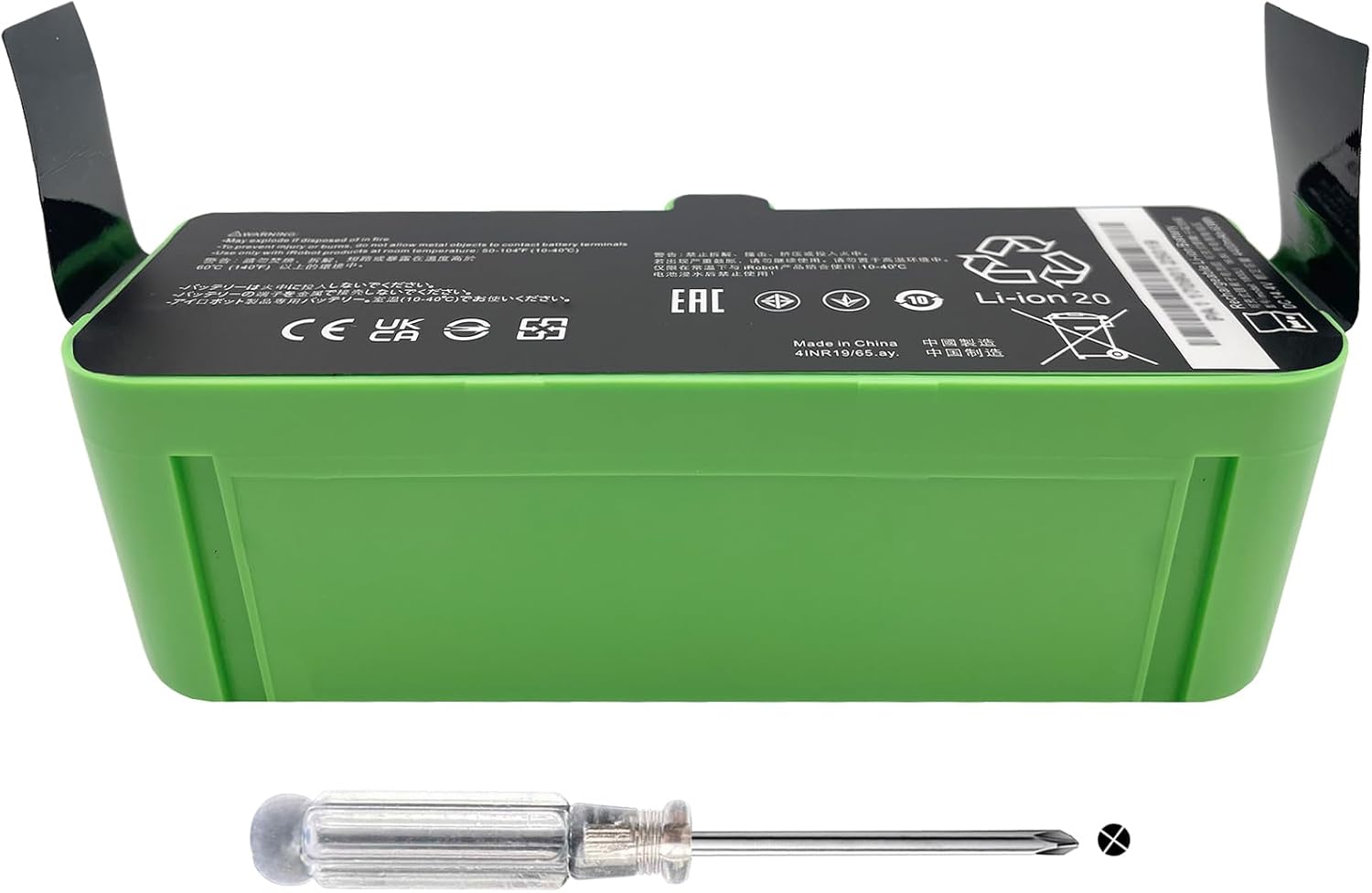 for Replacement Parts Roomba 1800LI Lithium Ion Battery Compatible with Roomba 614 640 675 680 695 860 890 895 690 Series 4376392 16.4V 63Wh 4400mAh