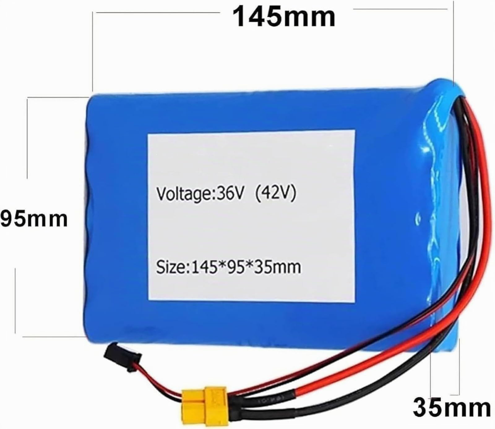 36V 6Ah Batterie pour Vélo Électrique 36V 10S2P Batterie De Remplacement Étanche pour Moteur De Vélo Électrique 50W 150W 250W 350W, avec Chargeur
