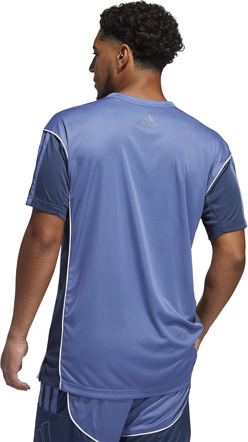 adidas Mens Creator 365 Tee Crew Blue Small : Clothing, Shoes & Jewelry