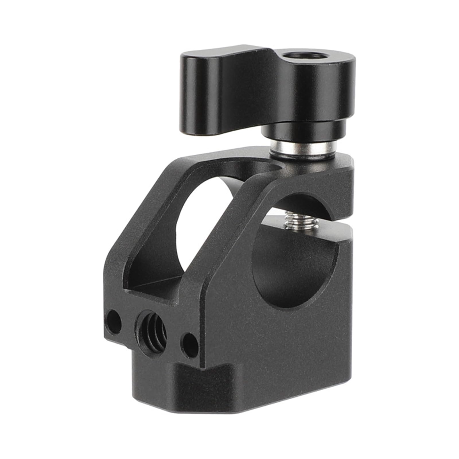 Professional Single Hole Clamp with 1 / 4inch-20 Thread Screw for 15mm Pipe Aluminum Home Improvement Installation
