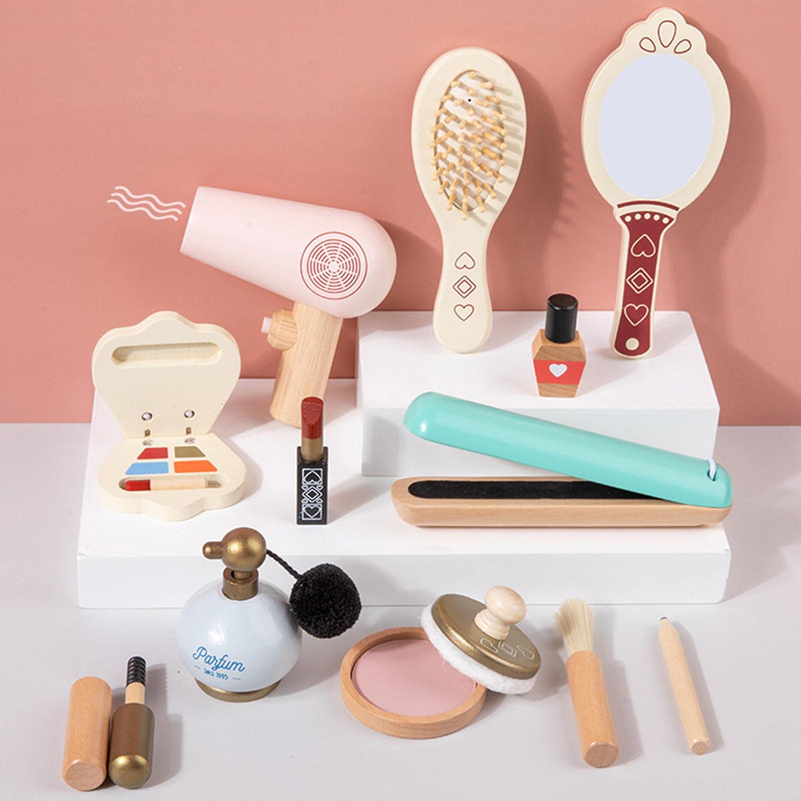 Amazon | Allystyle 美容院おもちゃセット 12点セット おままごと 美容 