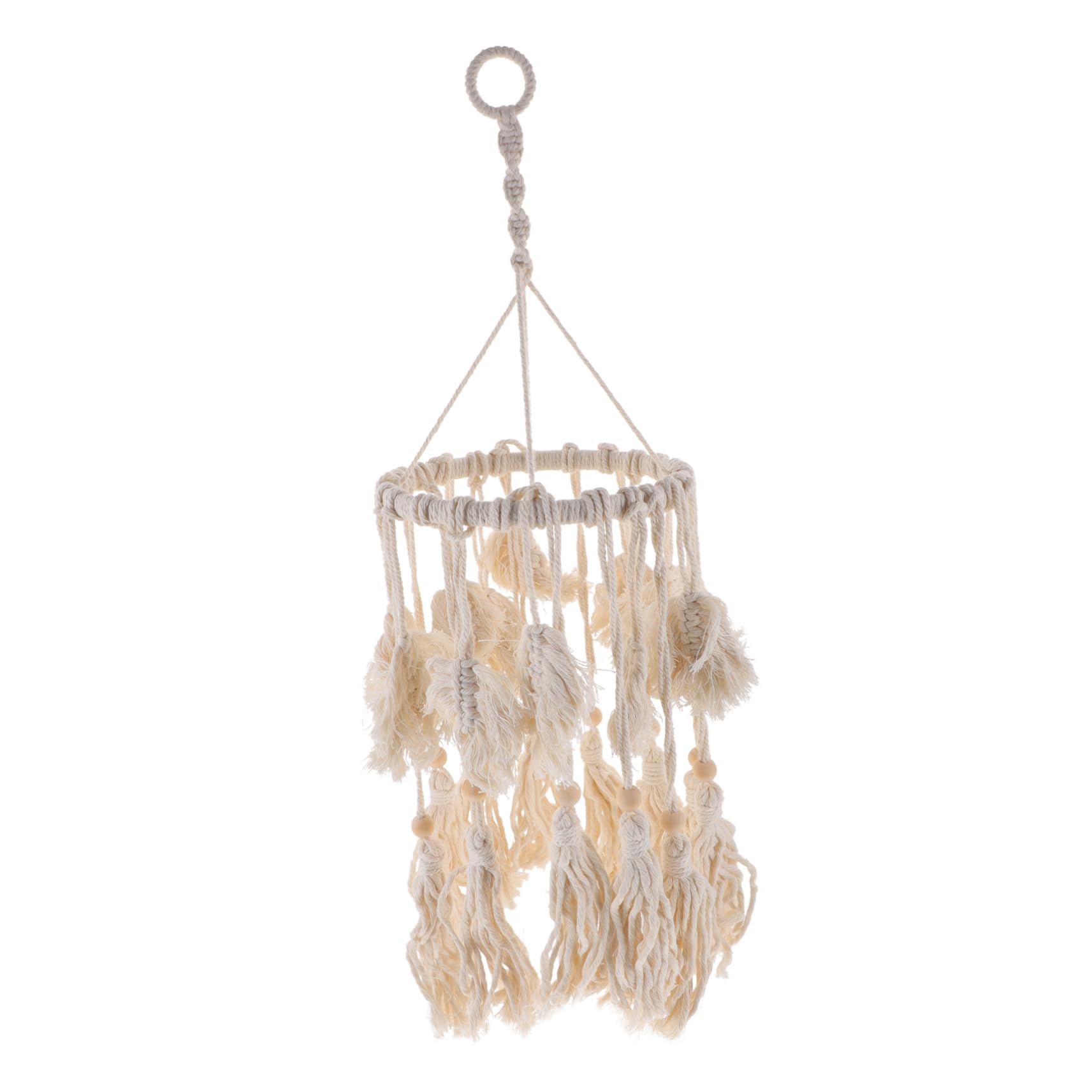 Garneck Macrame Lamp Shade Style Ceiling Lamp Decor Home Accessories Woven Lampshade