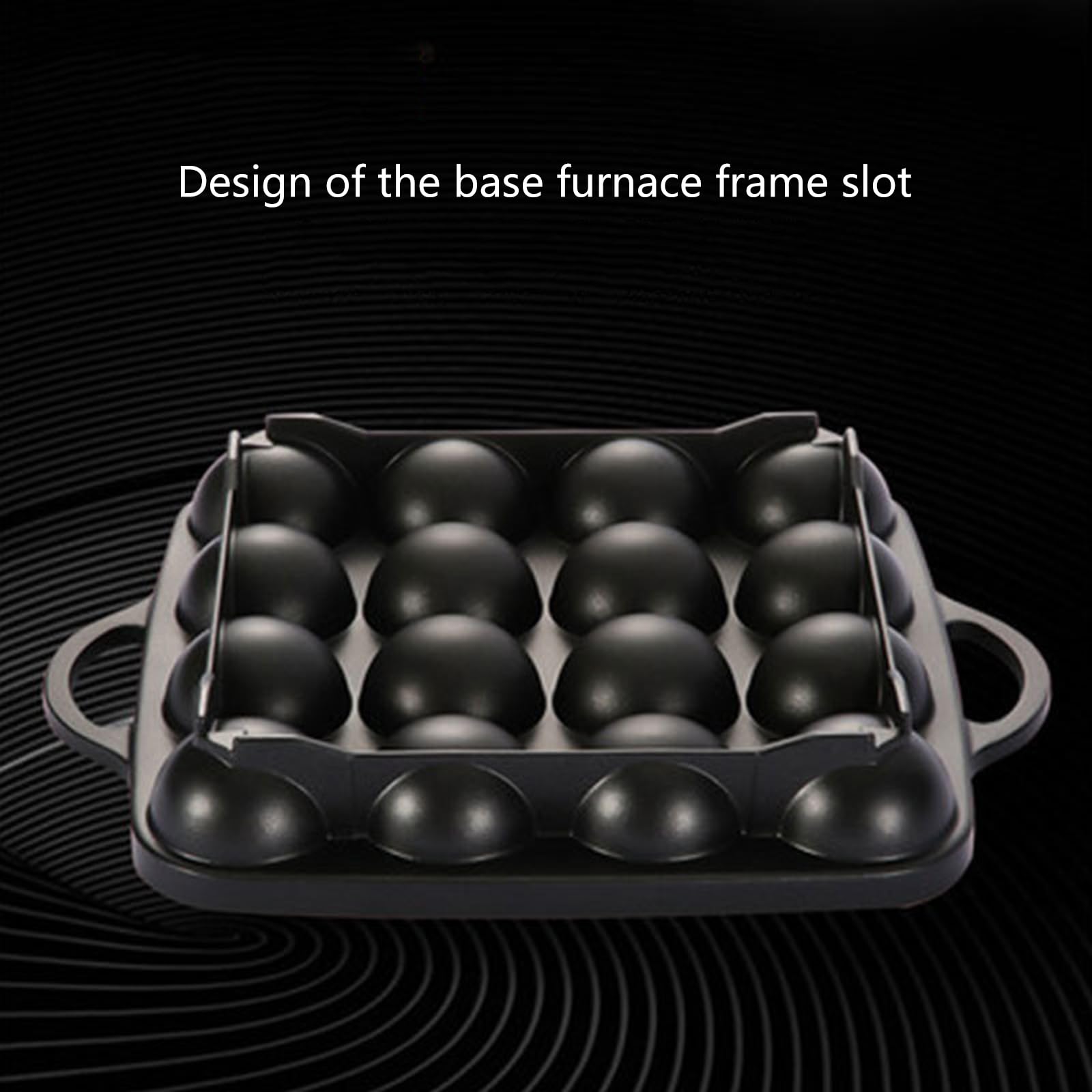 Griglie in alluminio 16 fori Pan Polpi Palla Pancake Maker antiaderente Piatto di cottura
