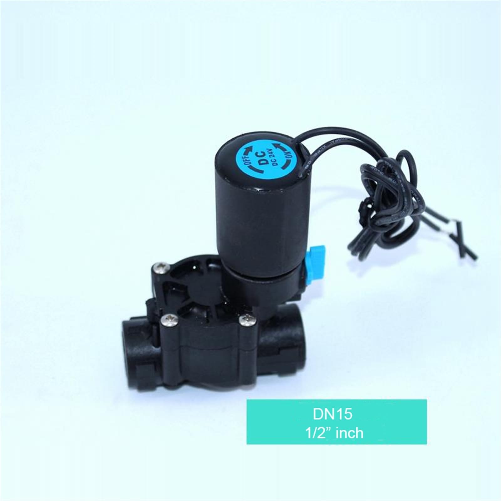 Válvula Solenoide for riego de 1/2 ", 3/4", 1 Pulgada, válvulas solenoides de 12V/24VAC, válvula solenoide for riego de jardín, Agricultura y paisajismo(12vdc-Normally Closed,1 Inch)