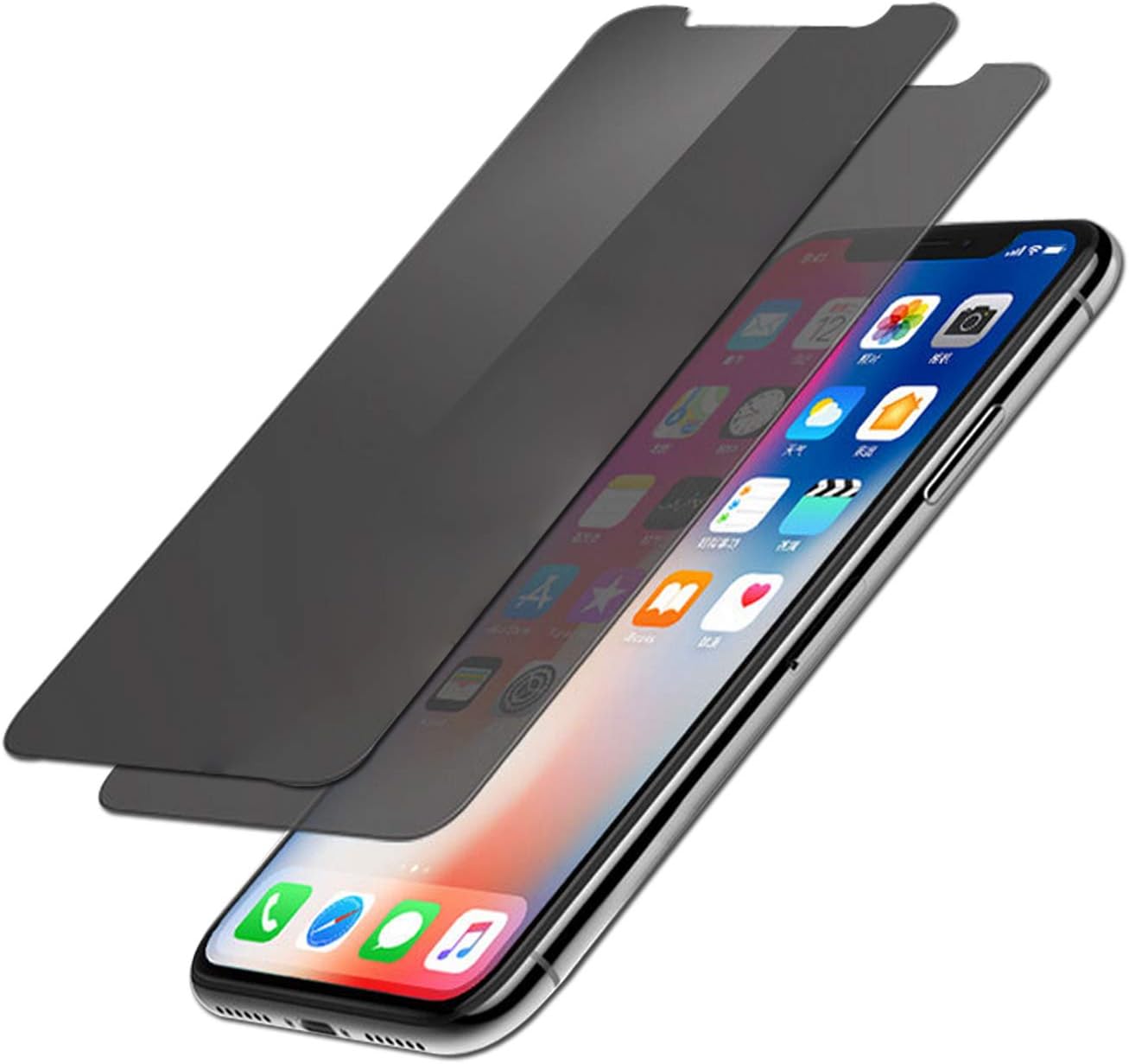 Alberam Privacy Screen Protector for iPhone 11 Pro Max, iPhone Xs Max Anti-Spy Tempered Glass, 3D Touch, Easy install (6.5 inch 2Packs)