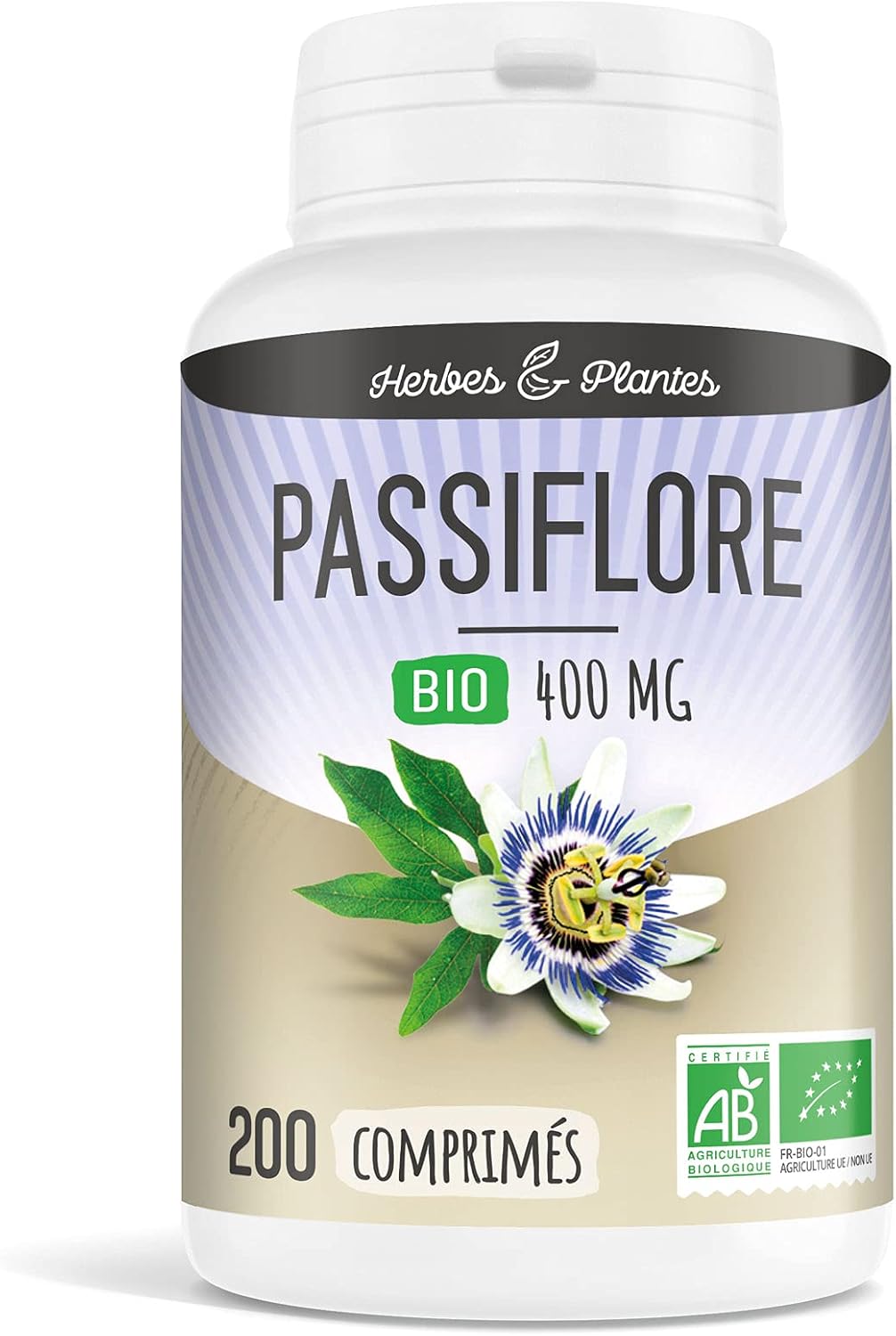 Herbes Et Plantes Passionflower Bio 200 Tablets 400 mg Herbes Et Plantes Passionflower Bio 200 Tablets 400 mg